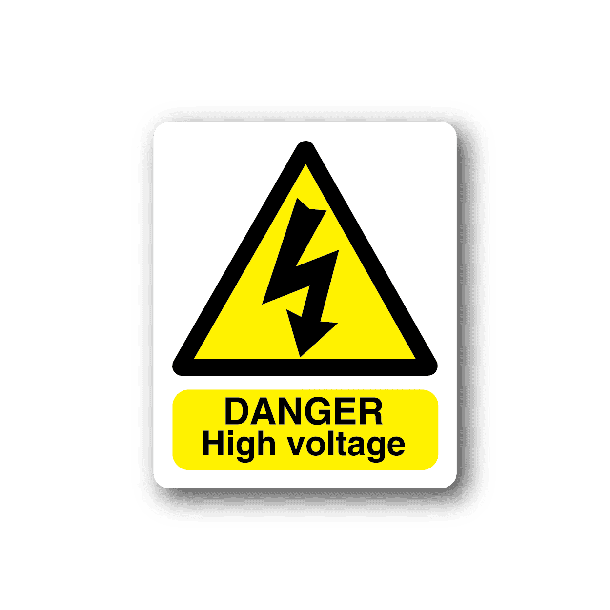 Image of Danger High Voltage Electrticity Sticker