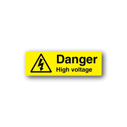 Image of Danger High Voltage Sticker