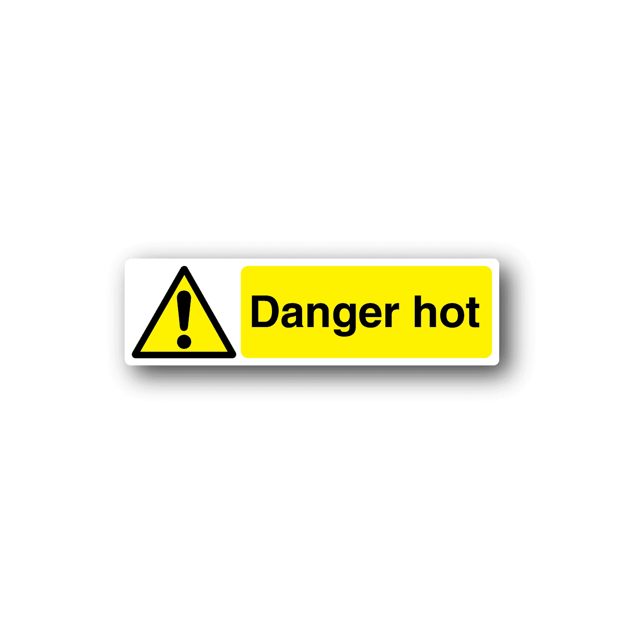 Image of Danger Hot Sticker