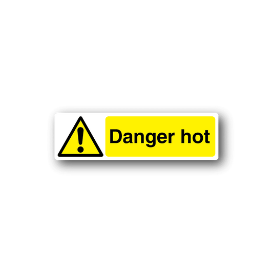 Image of Danger Hot Sticker