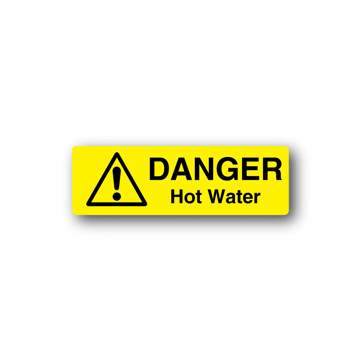 Image of Danger Hot Water Sticker