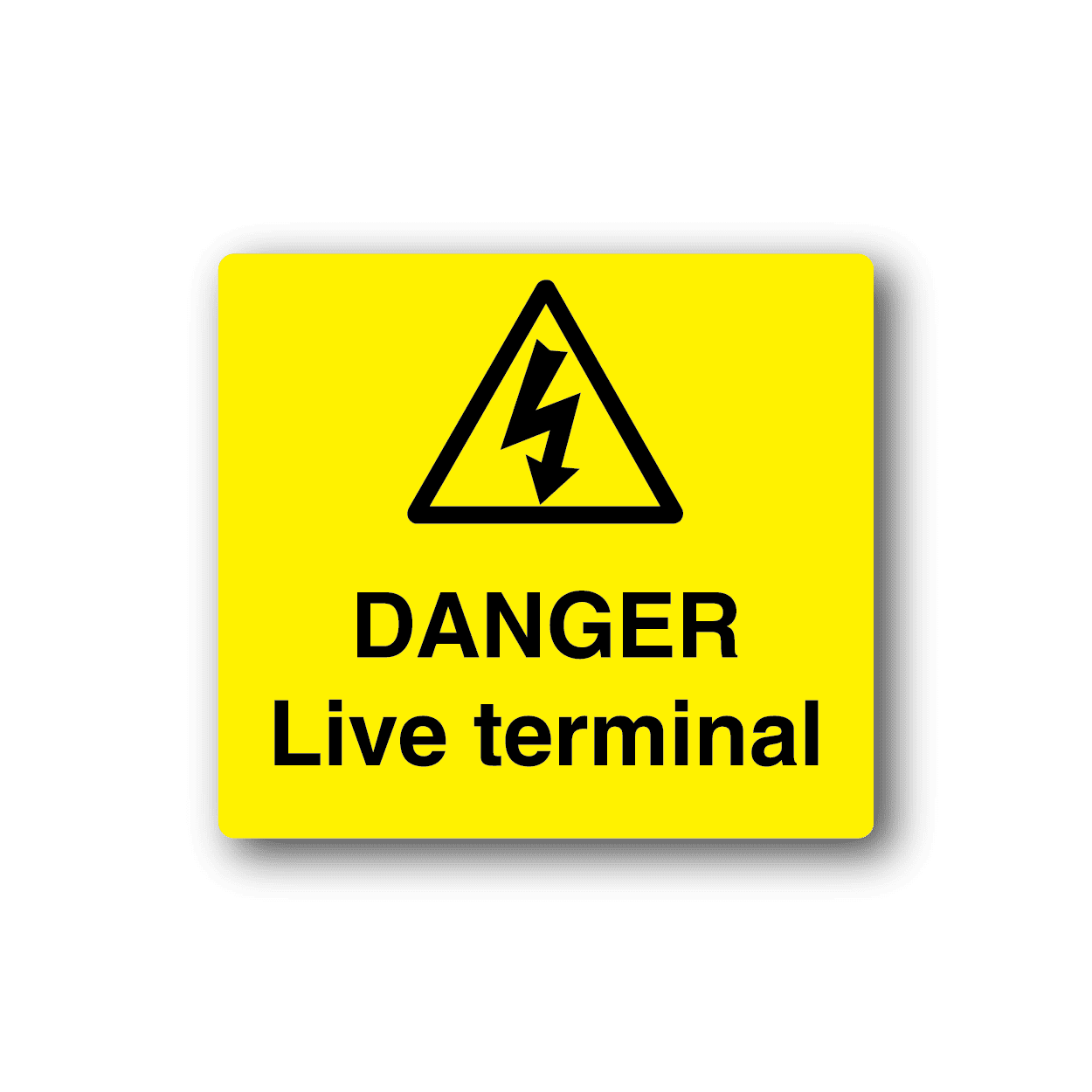 Image of Danger Live Terminal Sticker