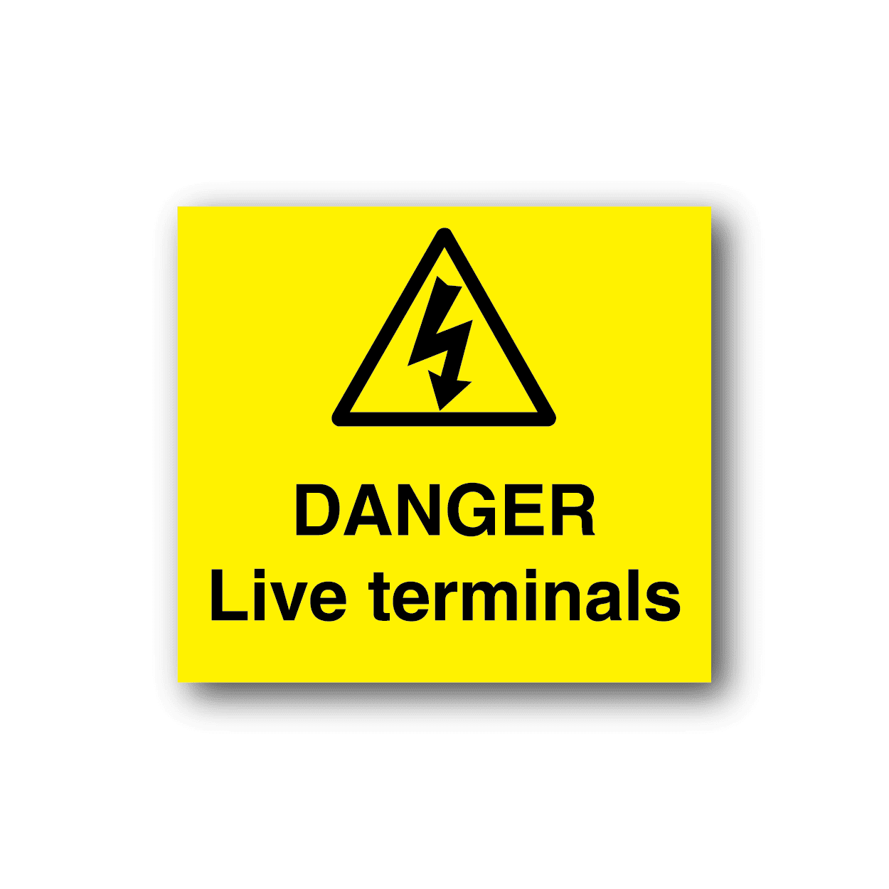 Image of Danger Live Terminals Sticker