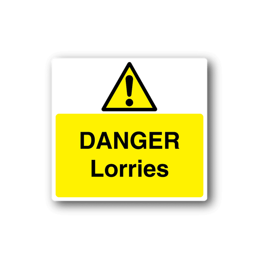 Image of Danger Lorries Sticker