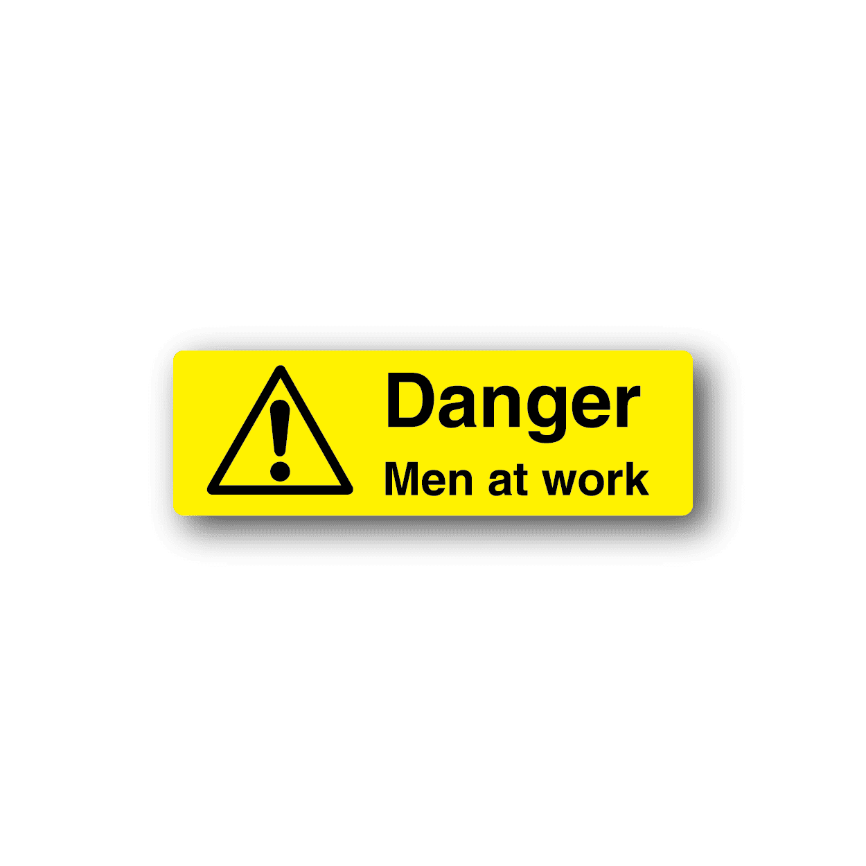 Image of Danger Men At Work Sticker