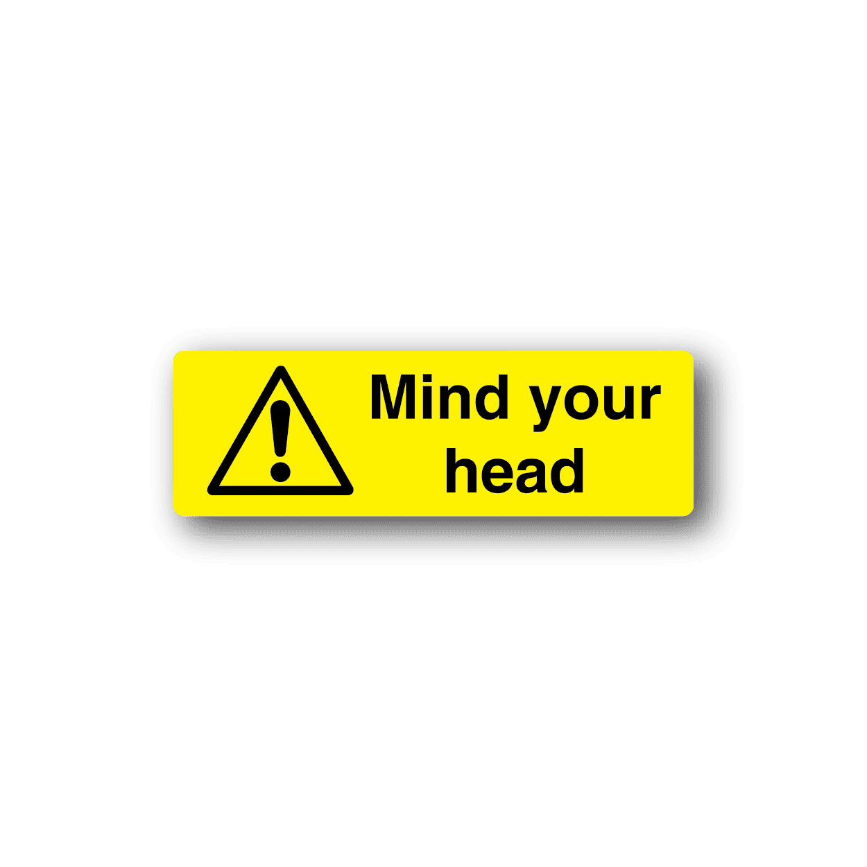 Image of Danger Mind Your Head Sticker