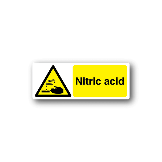 Image of Danger Nitric Acid Sticker