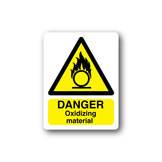 Image of Danger Oxidizing Material Sticker