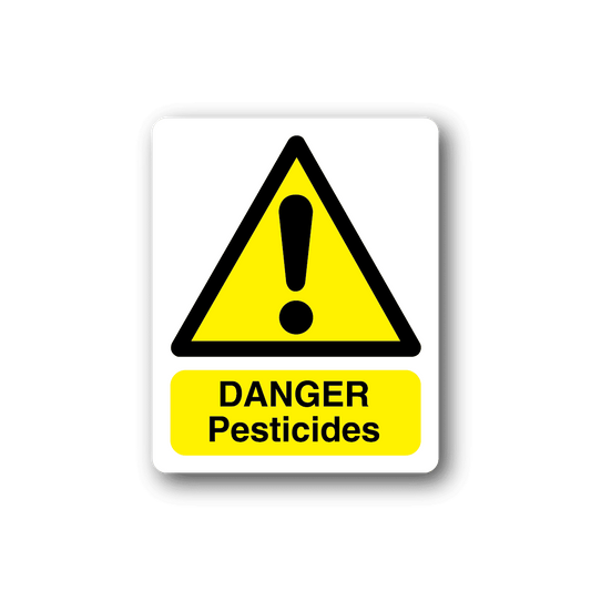 Image of Danger Pesticides Sticker