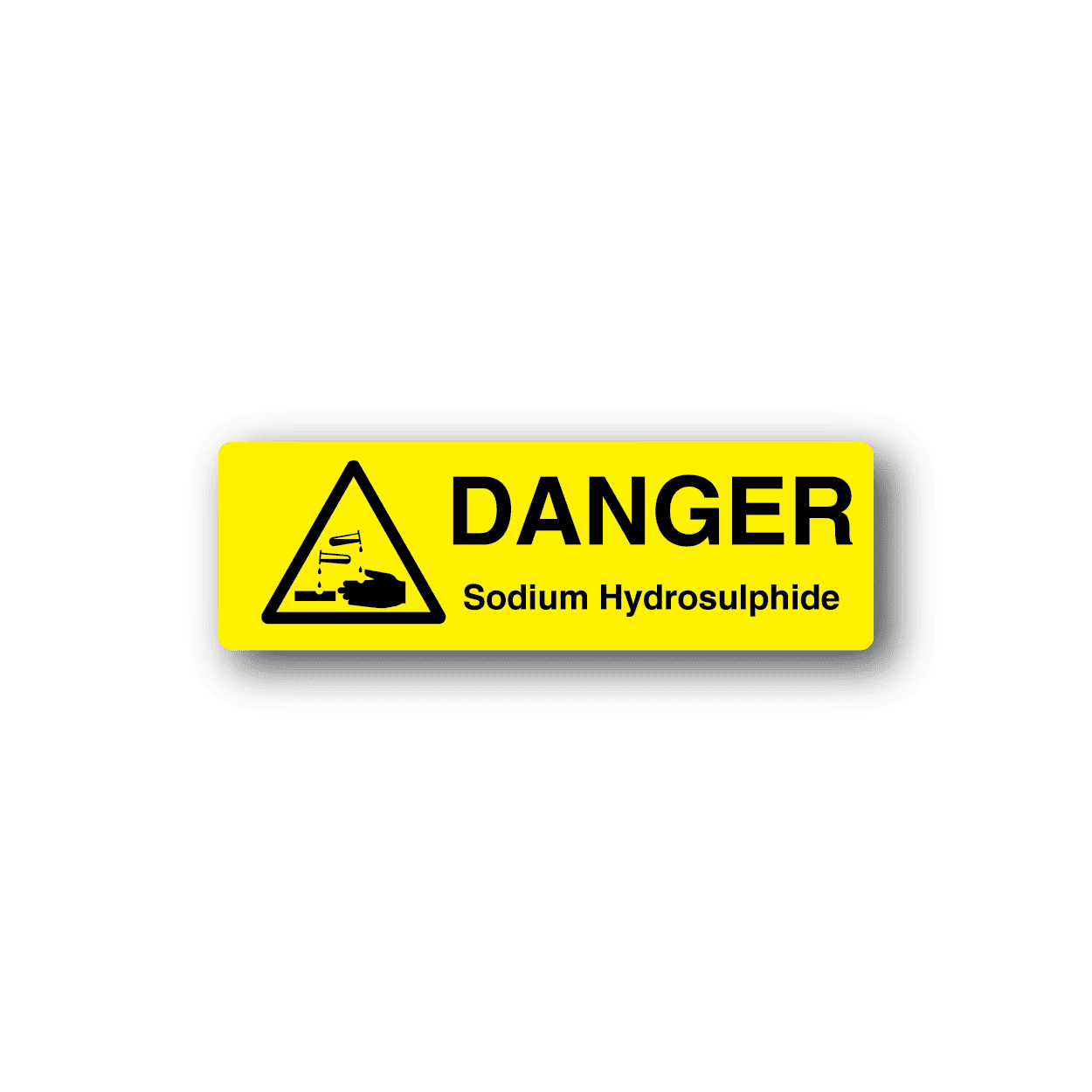 Image of Danger Soidum Hydrosulphide Sticker