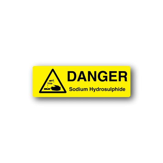 Image of Danger Soidum Hydrosulphide Sticker