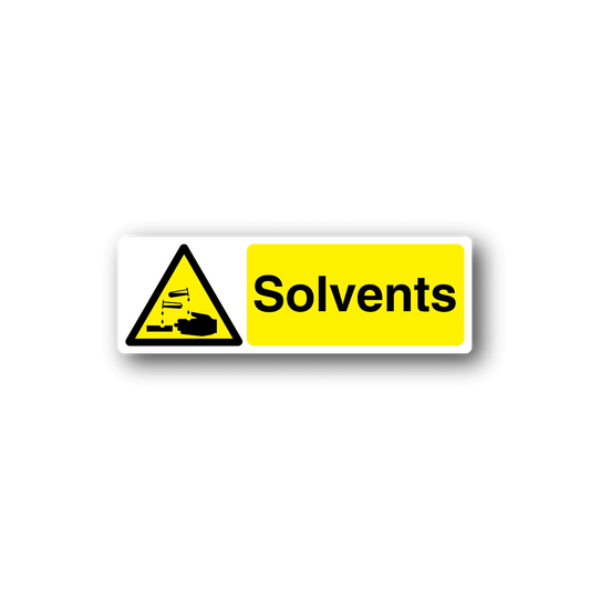 Image of Danger Solvents Sticker