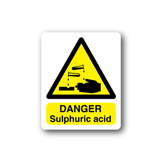 Image of Danger Sulphuric Acid Sticker