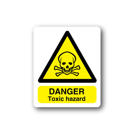 Image of Danger Toxic Hazard Sticker