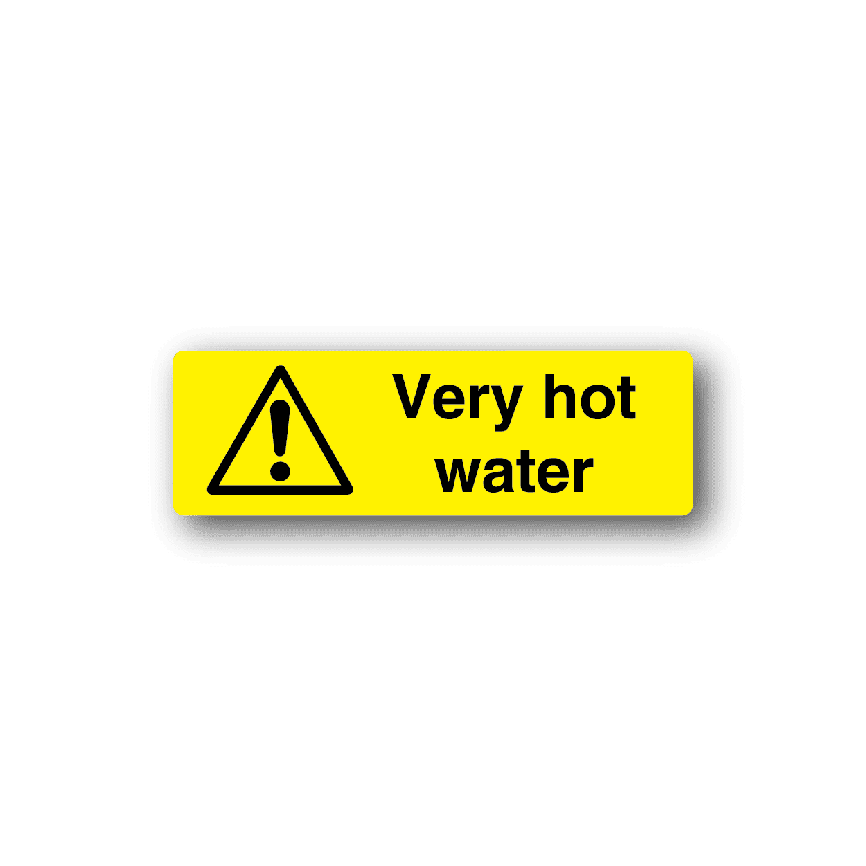 Image of Danger Very Hot Water Sticker