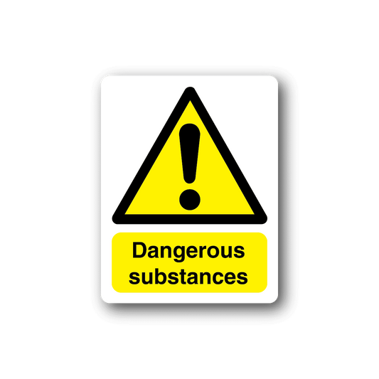 Image of Dangerous Susbstances Rectangle Sticker