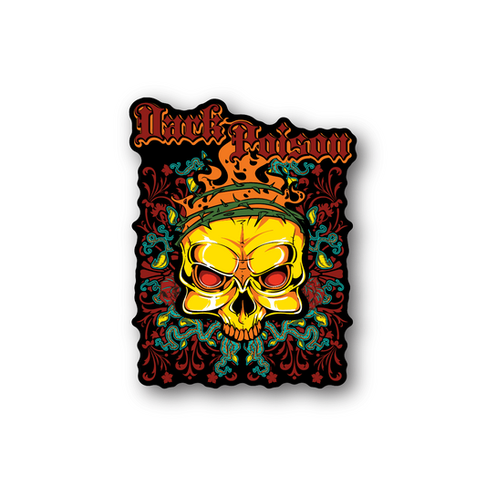 Image of Dark Poison Skull Sticker