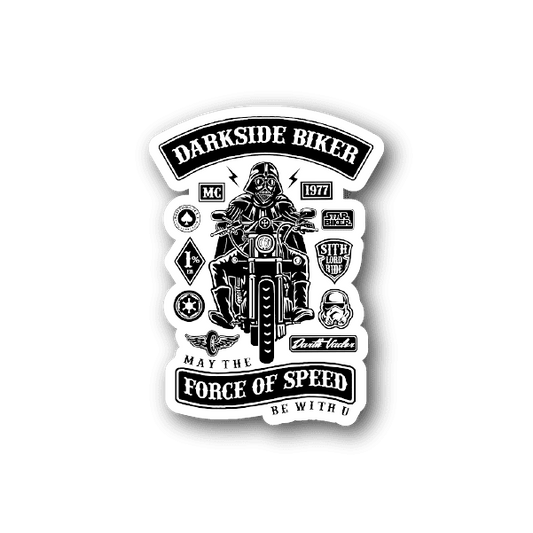 Image of Darkside Biker Motorcycle Sticker