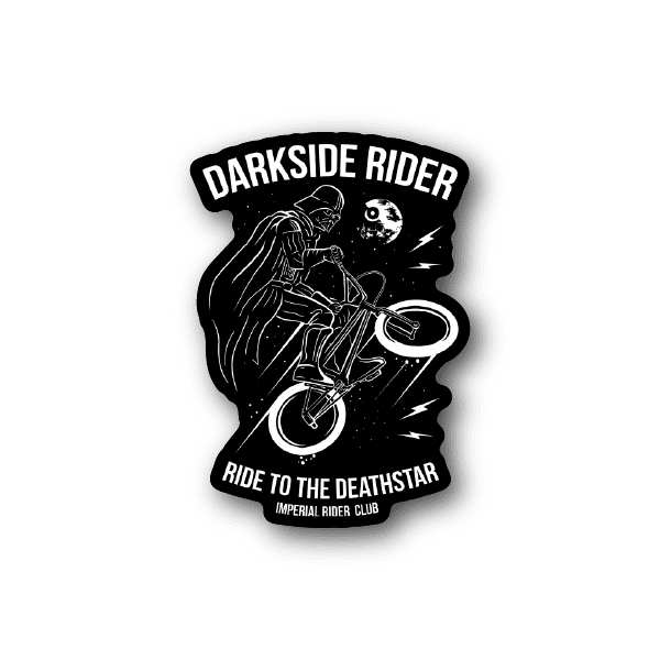 Image of Darkside Rider BMX Sticker