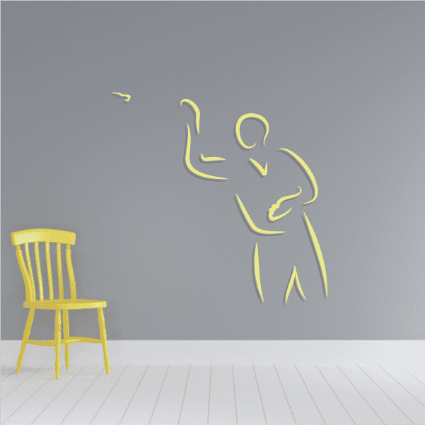 Image of Darts Wall Decal - Vinyl Sticker - Car Sticker - Die Cut Sticker - CDScolor0019