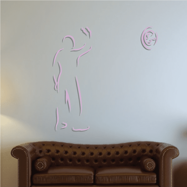 Image of Darts Wall Decal - Vinyl Sticker - Car Sticker - Die Cut Sticker - CDScolor0021