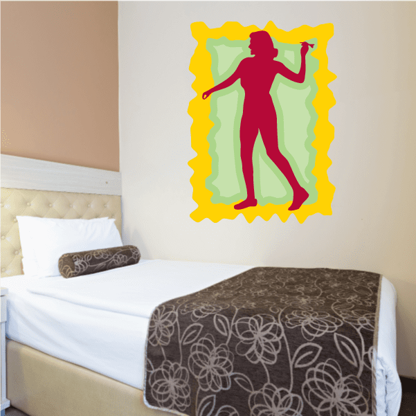 Image of Darts Wall Decal - Vinyl Sticker - Car Sticker - Die Cut Sticker - CDScolor0041