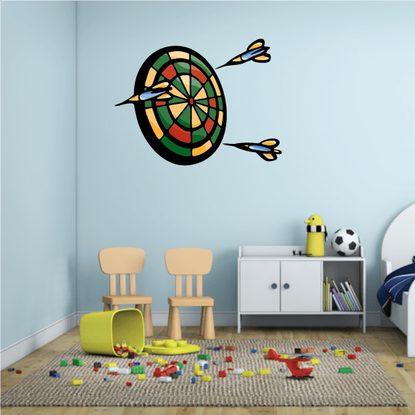 Image of Darts Wall Decal - Vinyl Sticker - Car Sticker - Die Cut Sticker - CDScolor0060