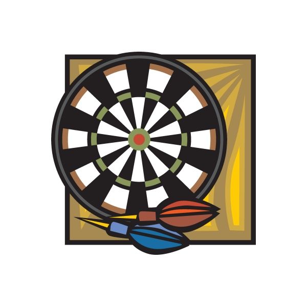 Image of Darts Wall Decal - Vinyl Sticker - Car Sticker - Die Cut Sticker - DC 001