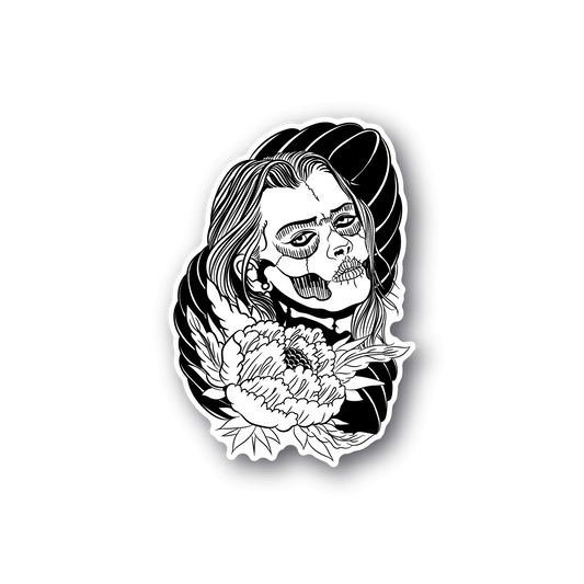 Image of Day of the Dead Beauty Sticker