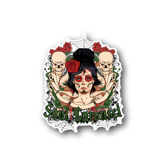 Image of Day of the Dead Soul Carousel Sticker