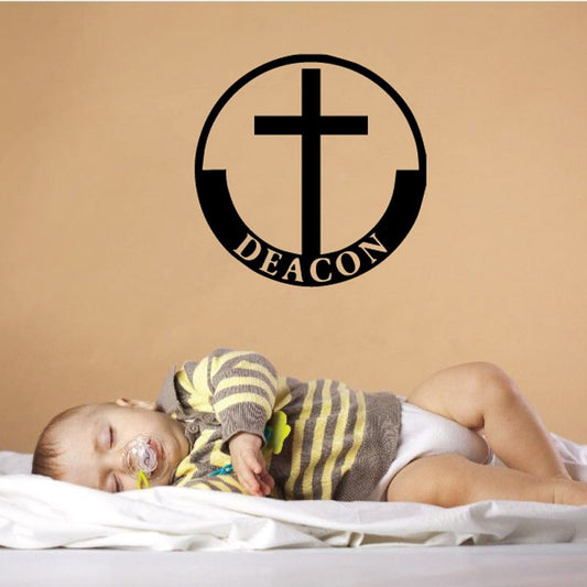 Image of Deacon Cross Decal