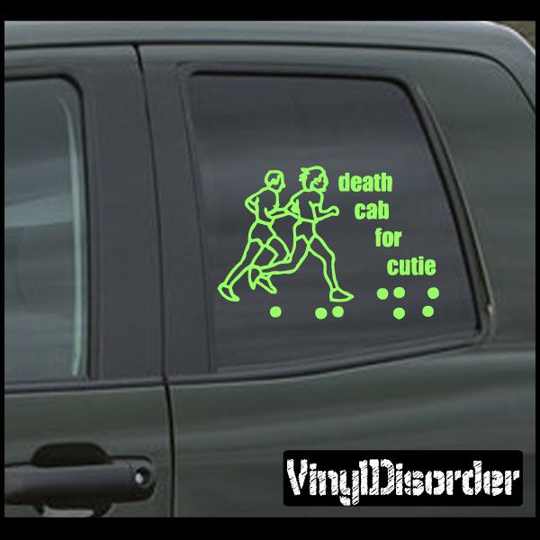 Image of Death Cab For Cutie Runner Decal