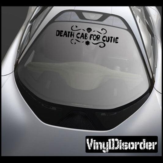 Image of Death Cab For Cutie Text Decal