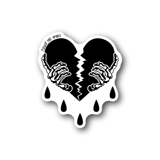 Image of Death Tears my Heart Apart Sticker