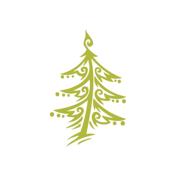 Image of Decorative Christmas Tree Decal