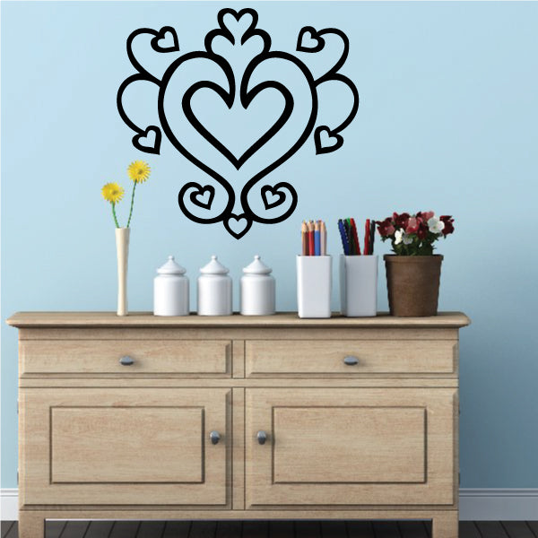 Image of Decorative Heart Decals