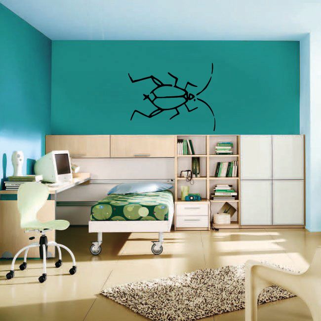 Image of Decorative Long Legged Beetle Decal