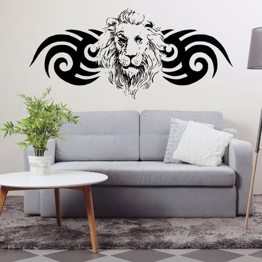 Image of Decorative Winged Lion Decal