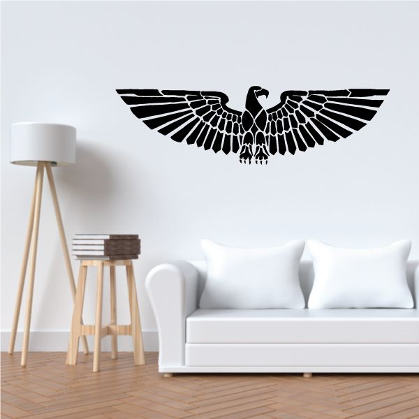 Image of Decorative Wings Spread Eagle Decal