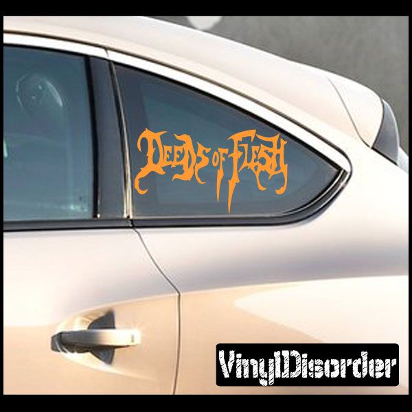 Image of Deeds of Flesh Decal