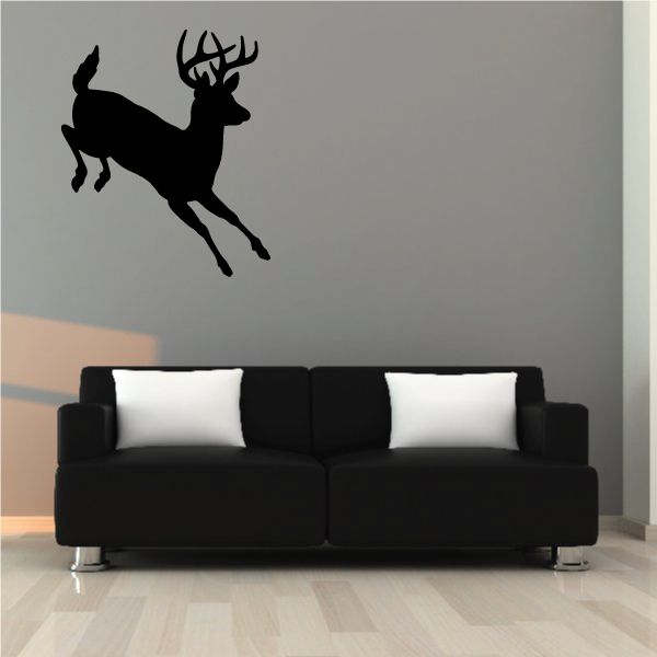 Image of Deer Buck Landing Decal