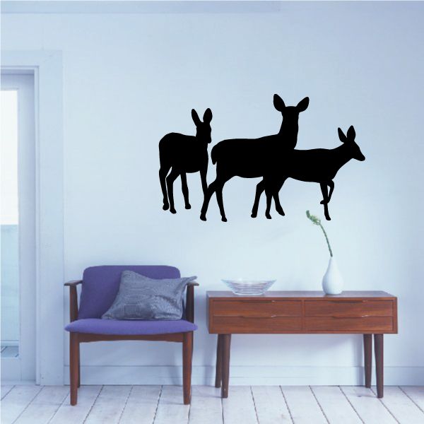 Image of Deer Family Decal