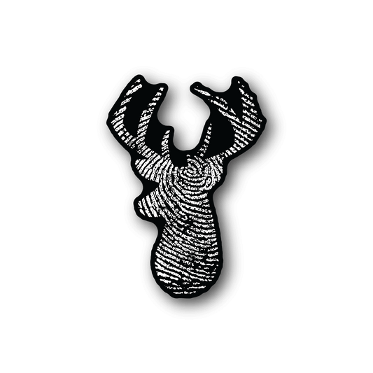 Image of Deer FIngerprint Sticker