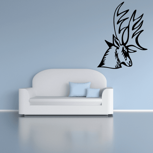 Image of Deer Head Decal