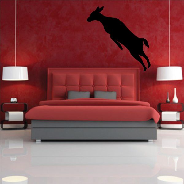 Image of Deer Jumping Up Decal