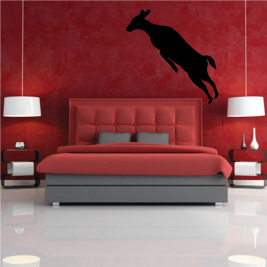 Image of Deer Jumping Up Decal