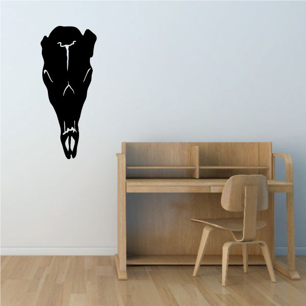 Image of Deer Skull without Antlers Decal