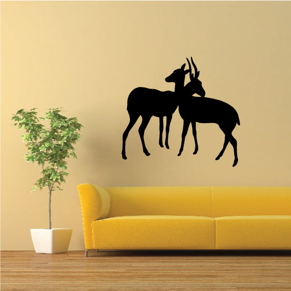 Image of Deer Springbok Pair Decal