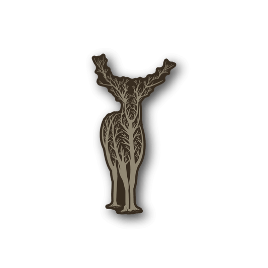 Image of Deer Tree Sticker