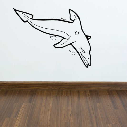 Image of Demon Dolphin Decal